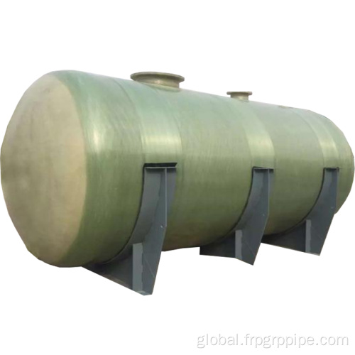 Fiberglass FRP Tank Horizontal FRP Tank Fiberglass Container for acid alkali Manufactory